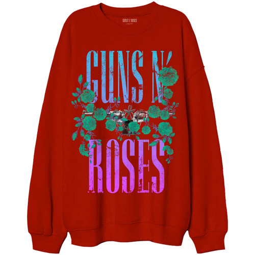 Guns N' Roses 'Guns & Vine' (Red) Sweatshirt