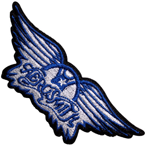 Aerosmith 'Wings Blue' (Iron On) Patch