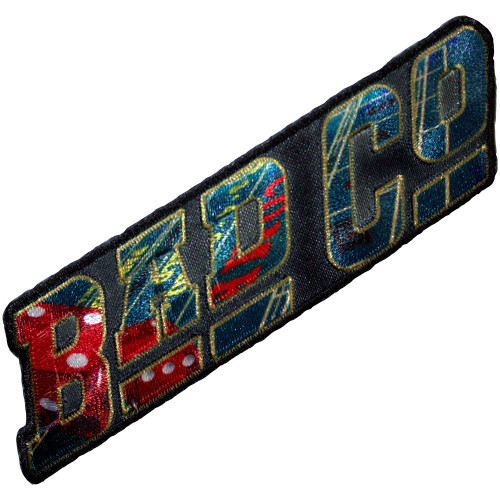 Bad Company 'Dice In Logo' (Iron On) Patch