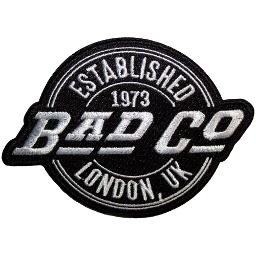 Bad Company 'Est. 1973 Circle Logo' (Iron On) Patch
