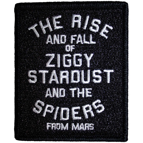 David Bowie 'The Rise and Fall' (Iron On) Patch