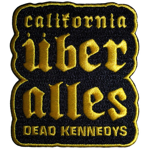 Dead Kennedys 'California Uber Alles Yellow' (Iron On) Patch