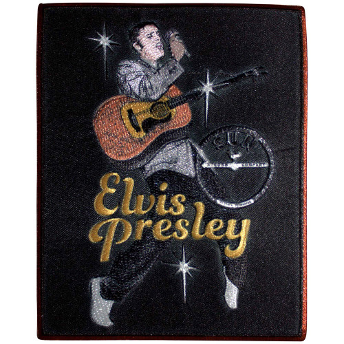 Elvis Presley 'Elvis Mic' (Iron On) Patch