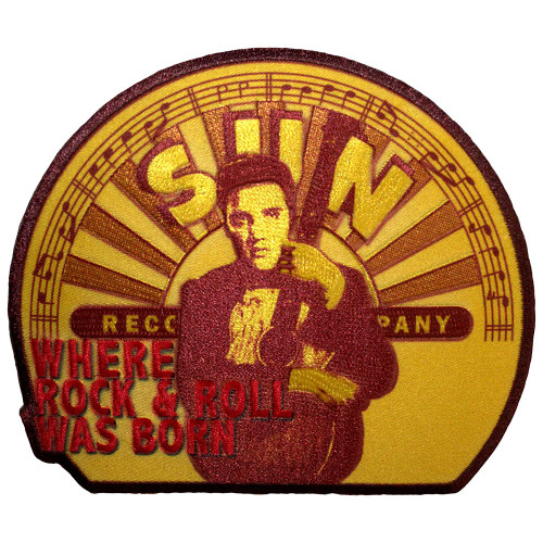 Elvis Presley 'Elvis Where R&R Was Born' (Iron On) Patch