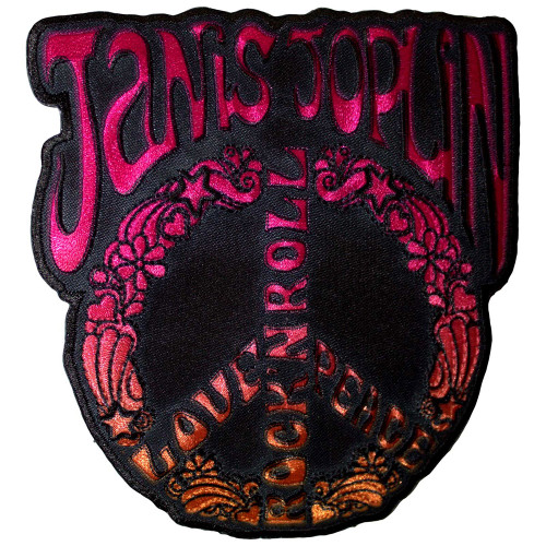 Janis Joplin 'Peace Sign' (Iron On) Patch