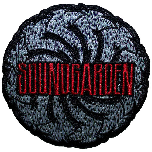 Soundgarden 'Logo Swirl B&W' (Iron On) Patch