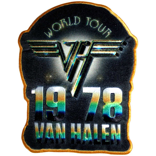 Van Halen 'World Tour 1978' (Iron On) Patch