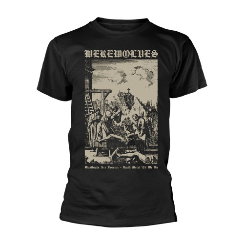 Werewolves 'Blastbeats Are Forever' (Black) T-Shirt