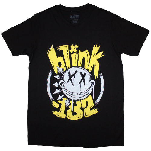 Blink 182 'Big-Smile' (Black) Womens Fitted T-Shirt