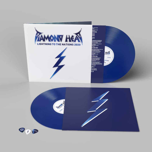 Diamond Head 'Lightning To the Nations' 2LP Blue Vinyl
