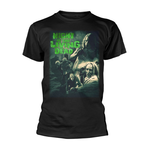 Plan 9 - Night Of The Living Dead 'Zombie F2' (Black) T-Shirt