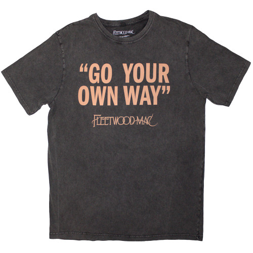 Fleetwood Mac 'Go Your Own Way' (Stone Wash) Limited Edition T-Shirt