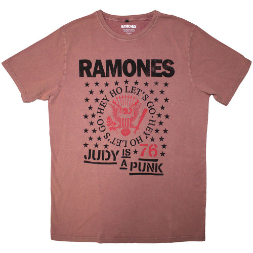 Ramones 'Hey Ho Judy' (Stone Wash) Limited Edition T-Shirt