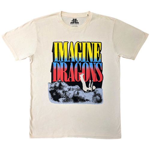 Imagine Dragons 'Falling Clouds' (Natural) T-Shirt