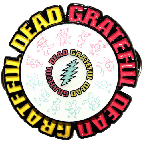Grateful Dead 'Spinning Emblem' Pin Badge