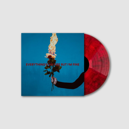 PRE-ORDER - As December Falls 'Everything's On Fire But I'm Fine' LP Red Marble Vinyl - RELEASE DATE 8th August 2025