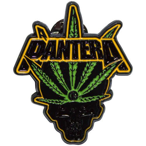 Pantera 'Leaf Skull' Pin Badge