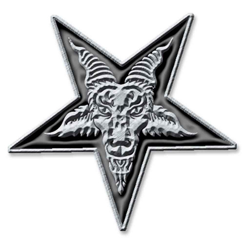 Generic Battle Jacket 'Pentagram' Pin Badge