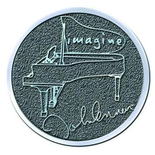 John Lennon 'Imagine HiChrome' Pin Badge