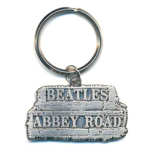 The Beatles 'Abbey Road Sign Relief' Keyring