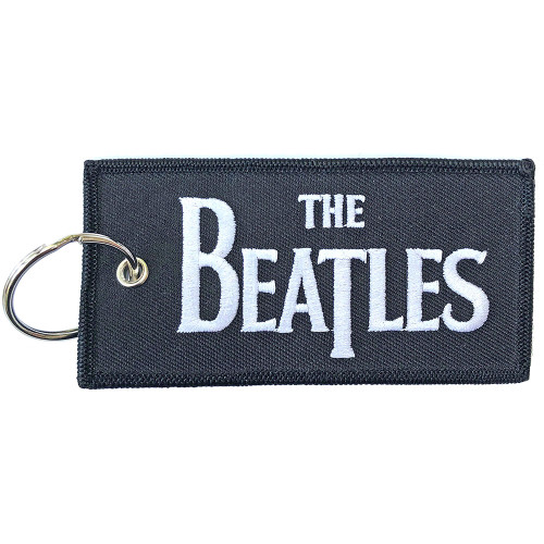 The Beatles 'Drop T Logo' Patch Keyring