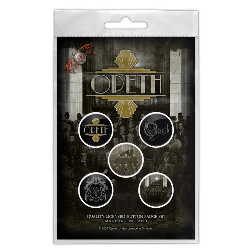 Opeth 'The Last Will And Testament' Button Badge Pack
