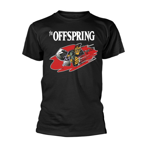 The Offspring 'Jumping Skeleton' (Black) T-Shirt | Eyesore Merch