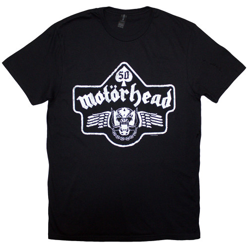 Motorhead '50 Years Ace Wings Emblem' (Black) T-Shirt