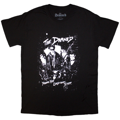 The Damned 'Young Hot Loud & Stiff' (Black) T-Shirt