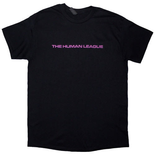 The Human League 'Generations Tour '24 Text' (Black) T-Shirt