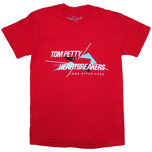 Tom Petty & The Heartbreakers 'Long After Dark' (Red) T-Shirt