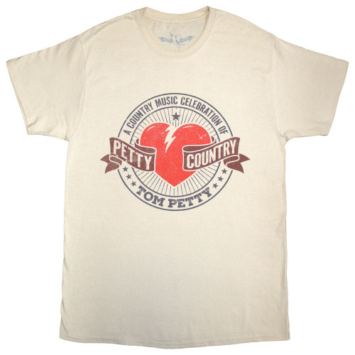 Tom Petty & The Heartbreakers 'Petty Country' (Sand) T-Shirt