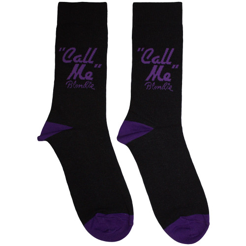 Blondie 'Call Me' (Black) Socks (One Size = UK 7-11)