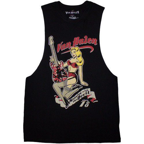 Van Halen 'Running With The Devil' (Black) Vest