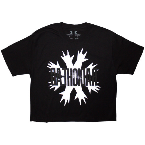 Radiohead 'Cut Hands' (Black) Womens Crop Top