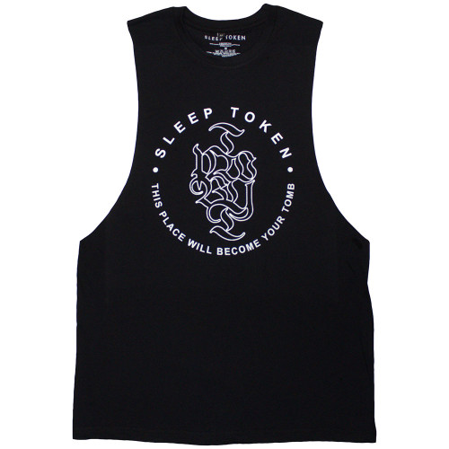 Sleep Token 'Tomb Text Ring' (Black) Vest
