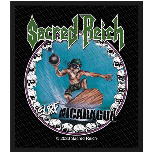 Sacred Reich 'Surf Nicaragua' Patch