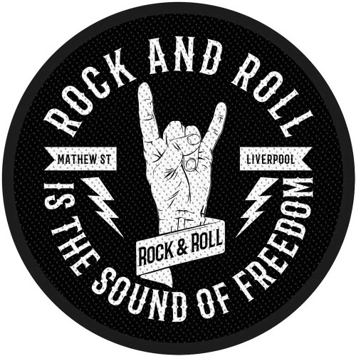 Rock Off 'Mathew St R&R Horns' Patch