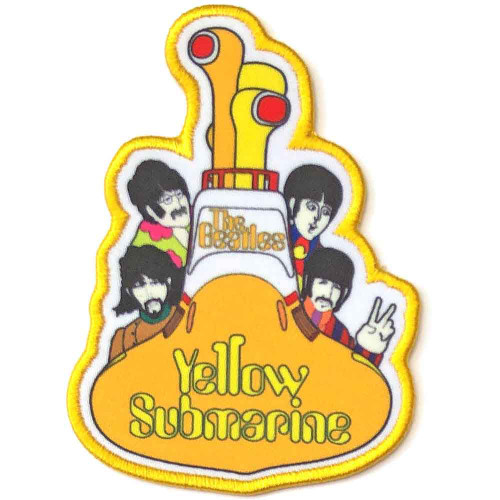 The Beatles 'Yellow Submarine All Aboard' (Iron On) Patch