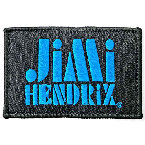 Jimi Hendrix 'Stencil Logo' (Iron On) Patch