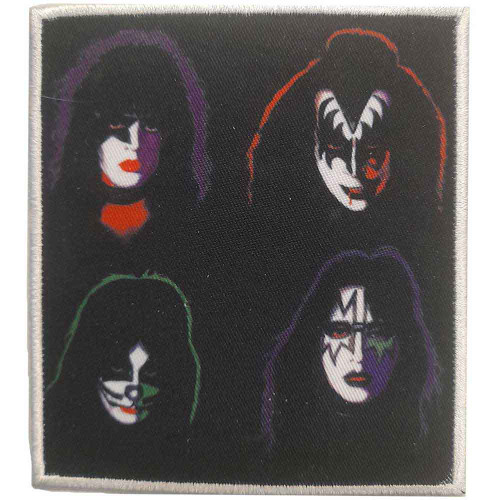 KISS '4 Heads' (Iron On) Patch