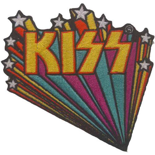 KISS 'Star Banners' (Iron On) Patch