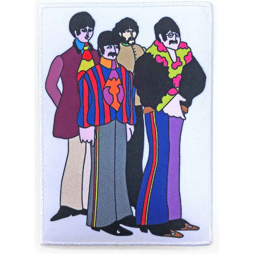 The Beatles 'Sub Band Border' (Iron On) Patch