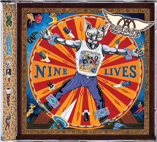 Aerosmith 'Nine Lives' CD Jewel Case Front