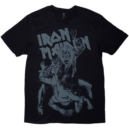 Iron Maiden 'No Prayer Claw Jumbo Grey' (Black) T-Shirt