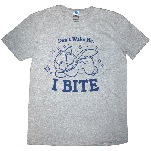 Disney Lilo & Stitch 'I Bite' (Grey) T-Shirt