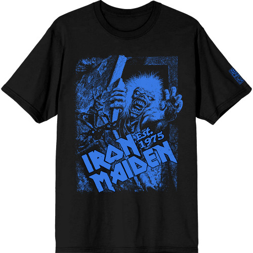 Iron Maiden 'Est. 1975 No Prayer Grave' (Black) T-Shirt | Eyesore