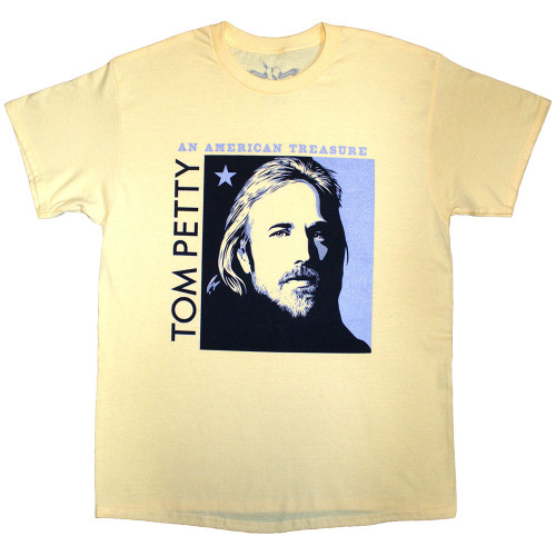 Tom Petty & The Heartbreakers 'American Treasure' (Yellow) T-Shirt