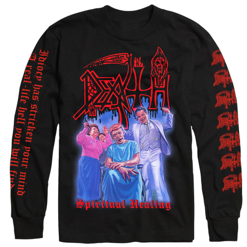 Death 'Spiritual Healing' (Black) Long Sleeve Shirt