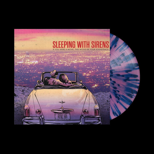 Sleeping With Sirens 'If You Were A Movie, This Would Be Your Soundtrack' LP Purple Blue Splatter Vinyl
